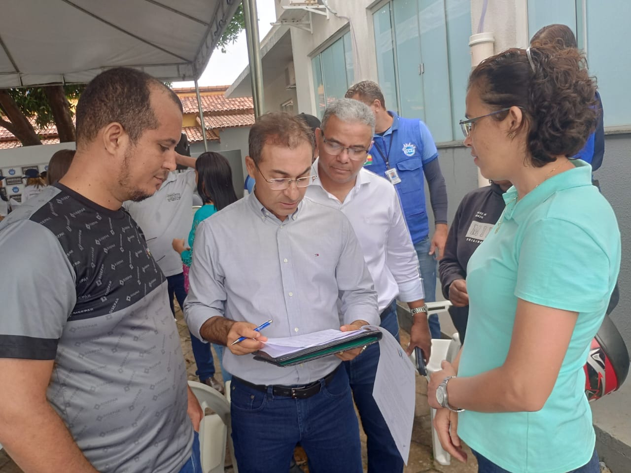 Presidentes dos sindicatos entregam solicitação de Data-Base 2024 ao Prefeito Wagner Rodrigues